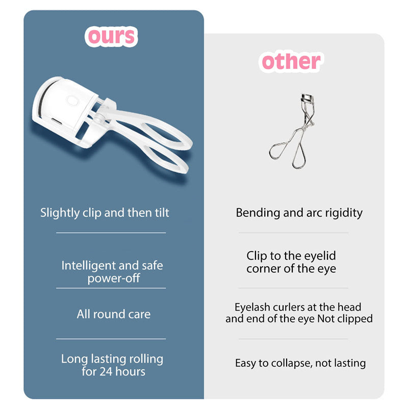 Portable Heated Electric Eyelash Curler