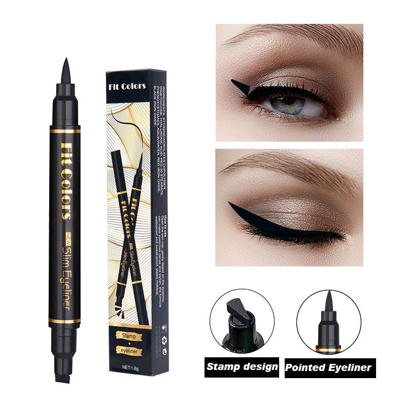 Waterproof Double-Headed Triangular Wing Eyeliner Pen