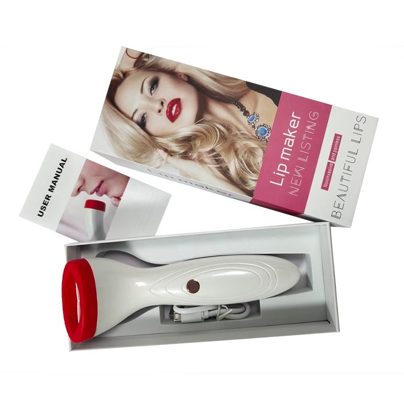 Rechargeable Electric Silicone Lip Beauty Device