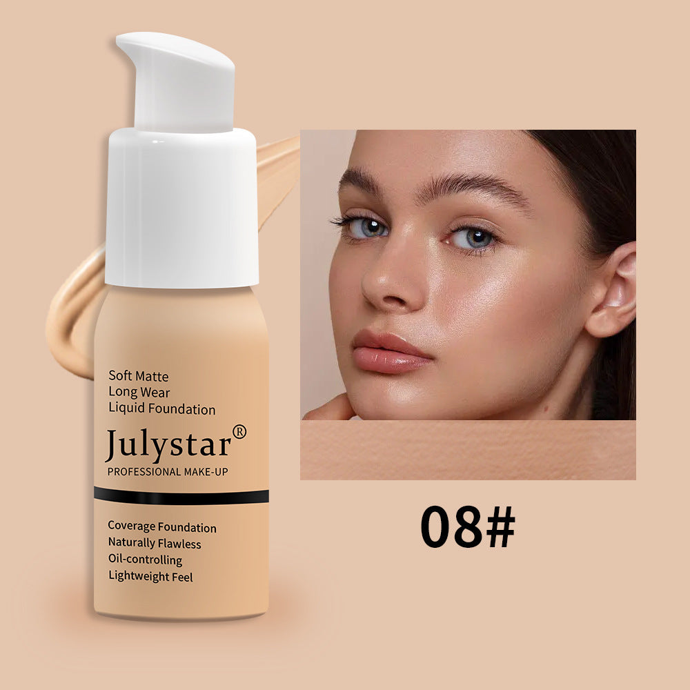 Waterproof Long-Lasting Concealer Liquid Foundation