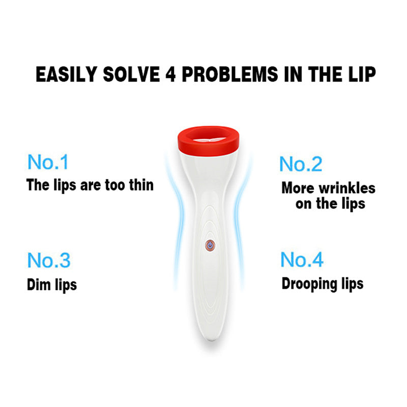 Rechargeable Electric Silicone Lip Beauty Device