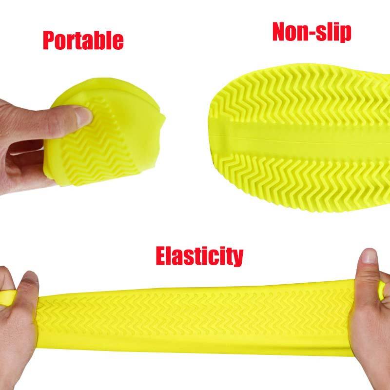 Vintage Rubber Boots Reusable Waterproof Shoe Cover