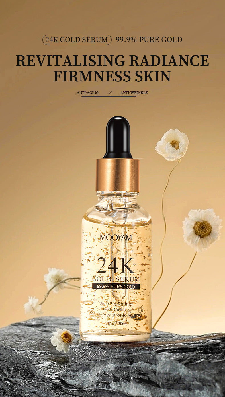 24K Gold Foil Vitamin Face Serum