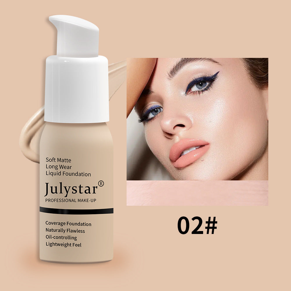 Waterproof Long-Lasting Concealer Liquid Foundation