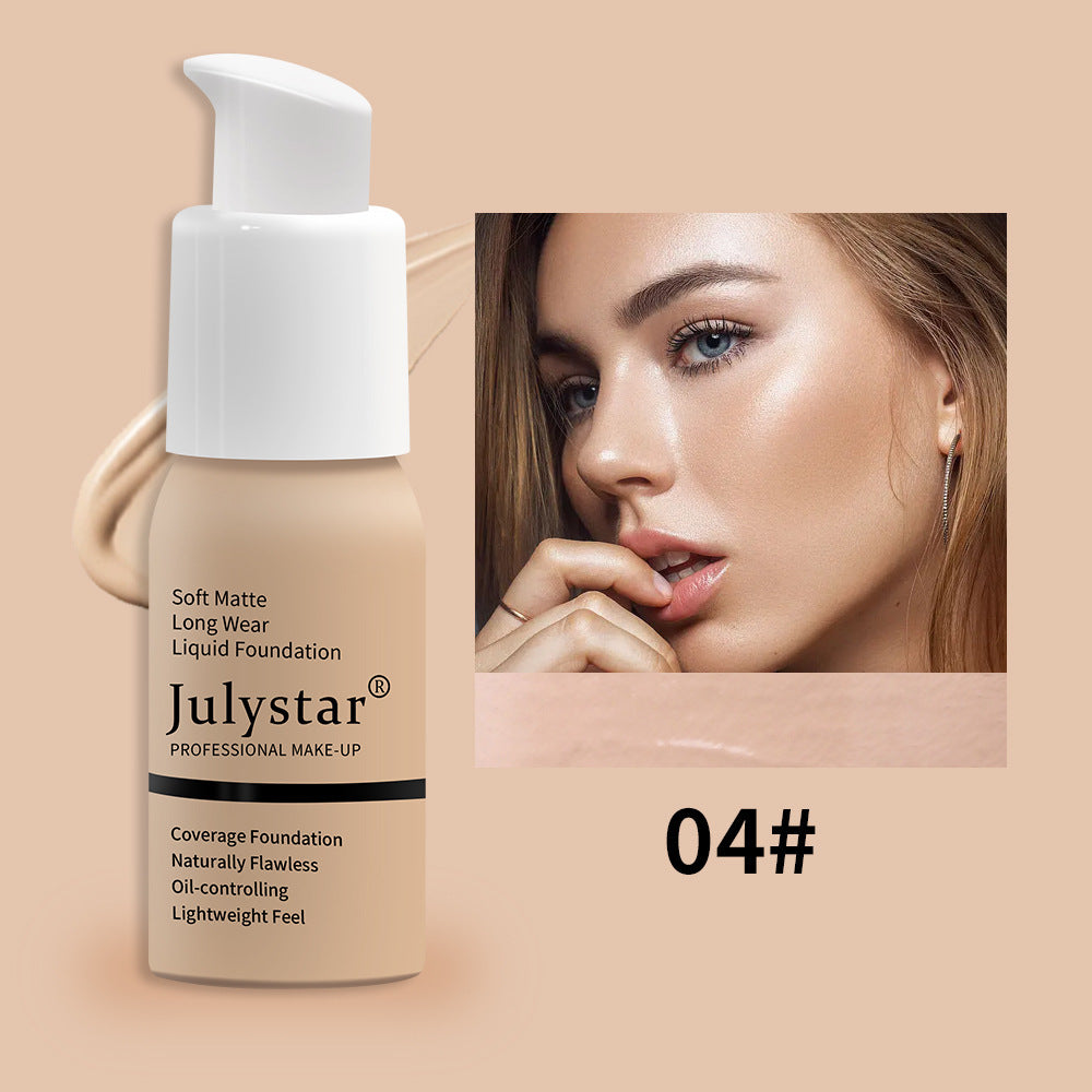 Waterproof Long-Lasting Concealer Liquid Foundation