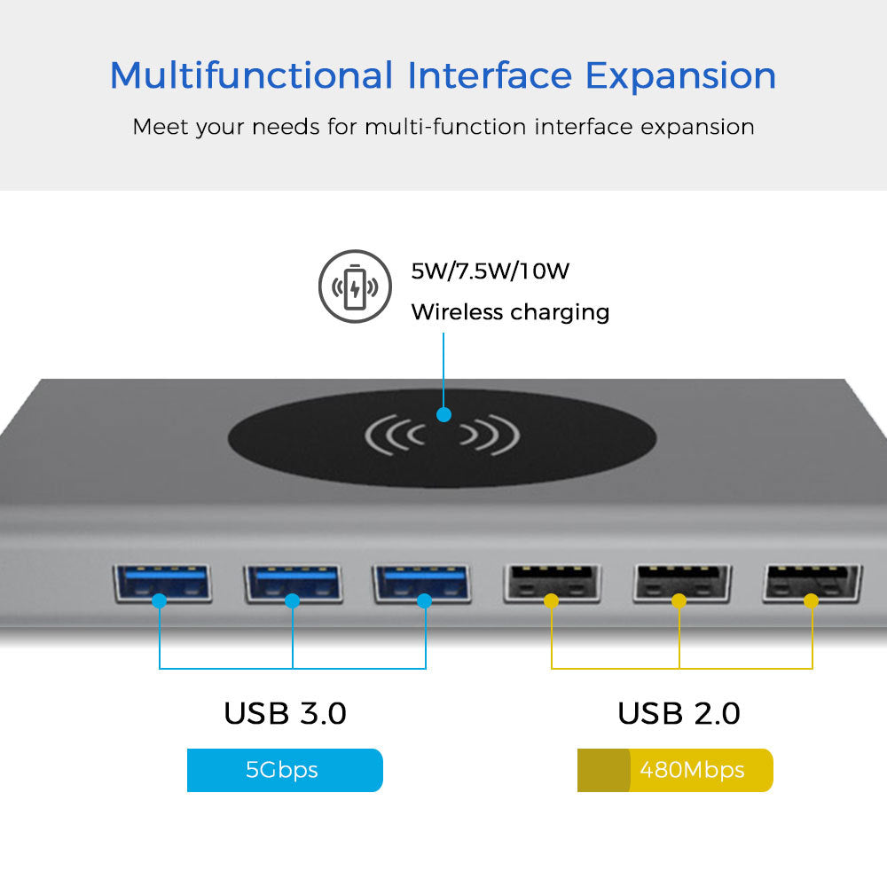 docking station wireless charging