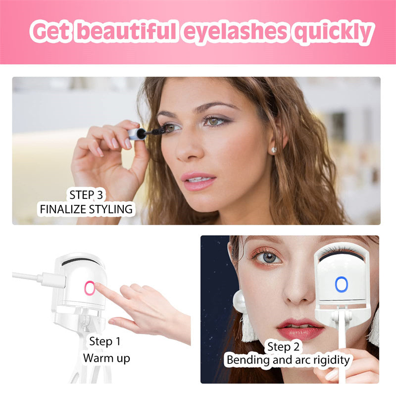 Portable Heated Electric Eyelash Curler