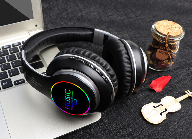 LED Wireless Bluetooth Sports Headphones