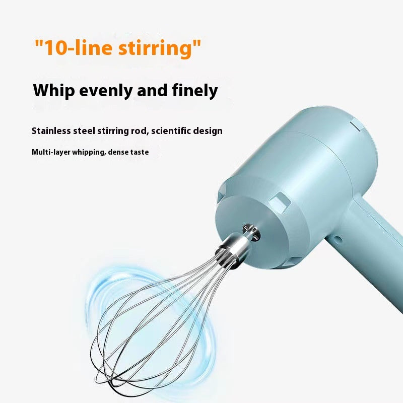 Rechargeable Electric Whisk - Handheld Cream Mixer