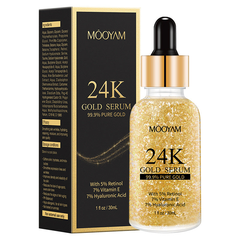 24K Gold Foil Vitamin Face Serum