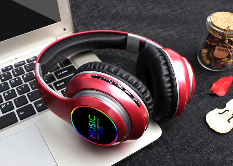 LED Wireless Bluetooth Sports Headphones