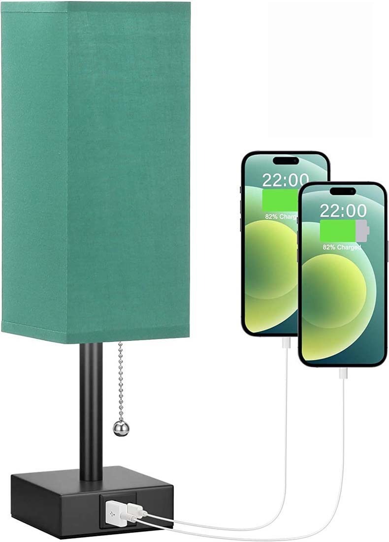 USB Bedside Table Lamp