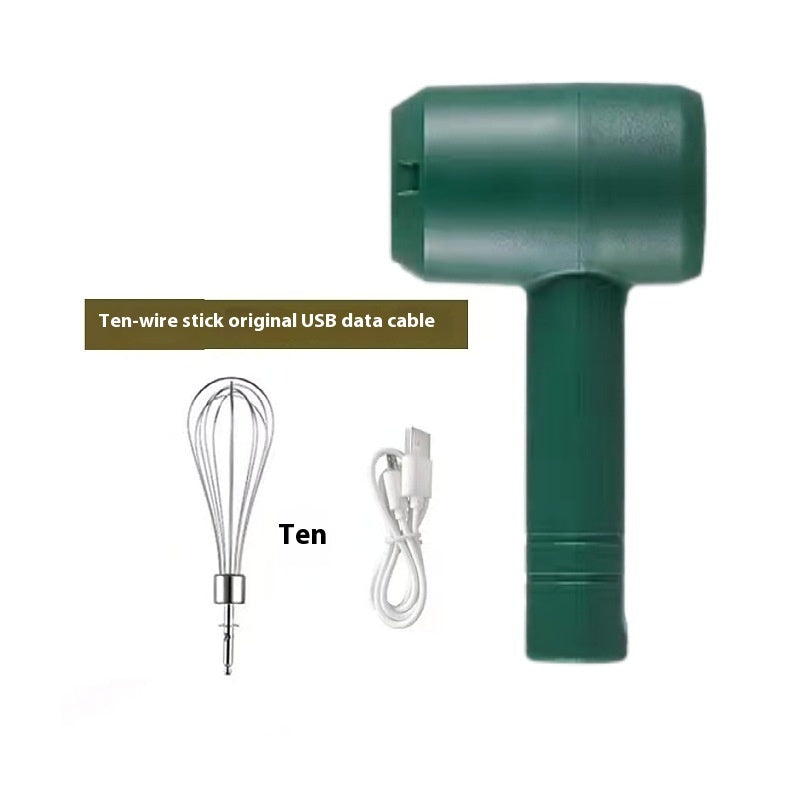 Rechargeable Electric Whisk - Handheld Cream Mixer