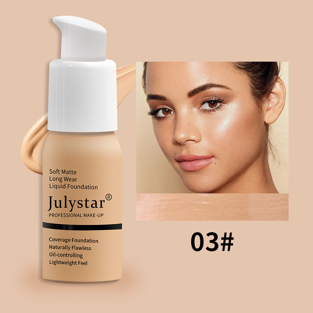 Waterproof Long-Lasting Concealer Liquid Foundation