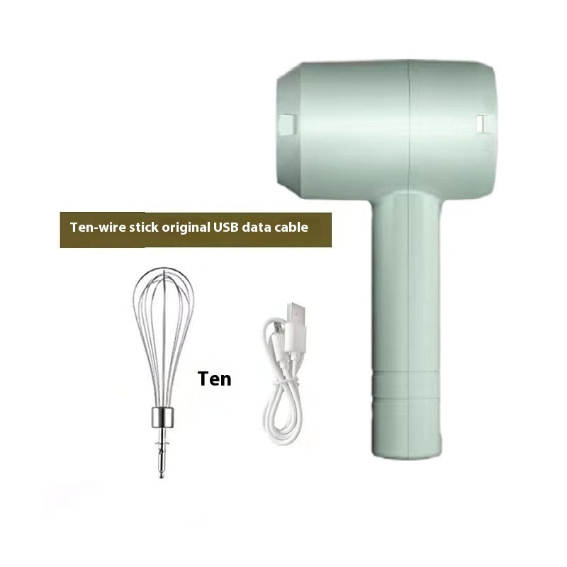 Rechargeable Electric Whisk - Handheld Cream Mixer