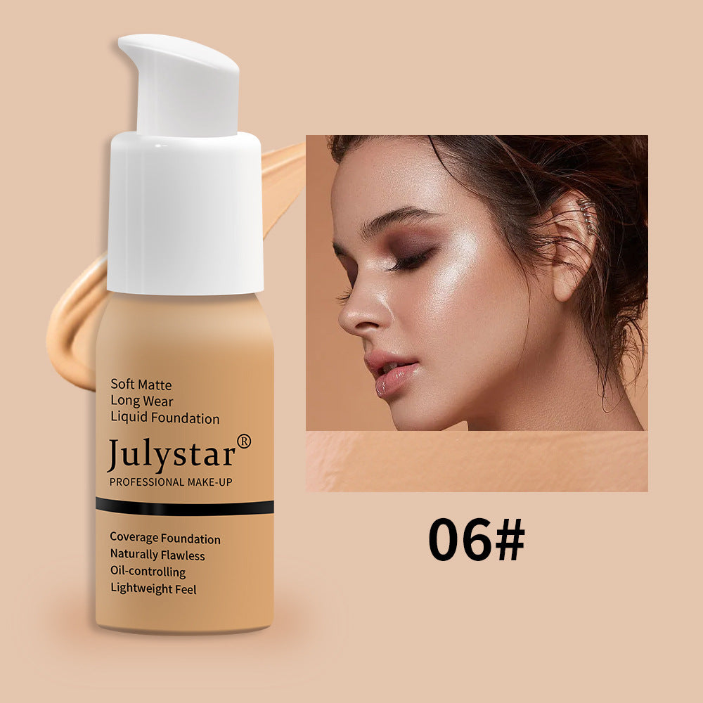 Waterproof Long-Lasting Concealer Liquid Foundation