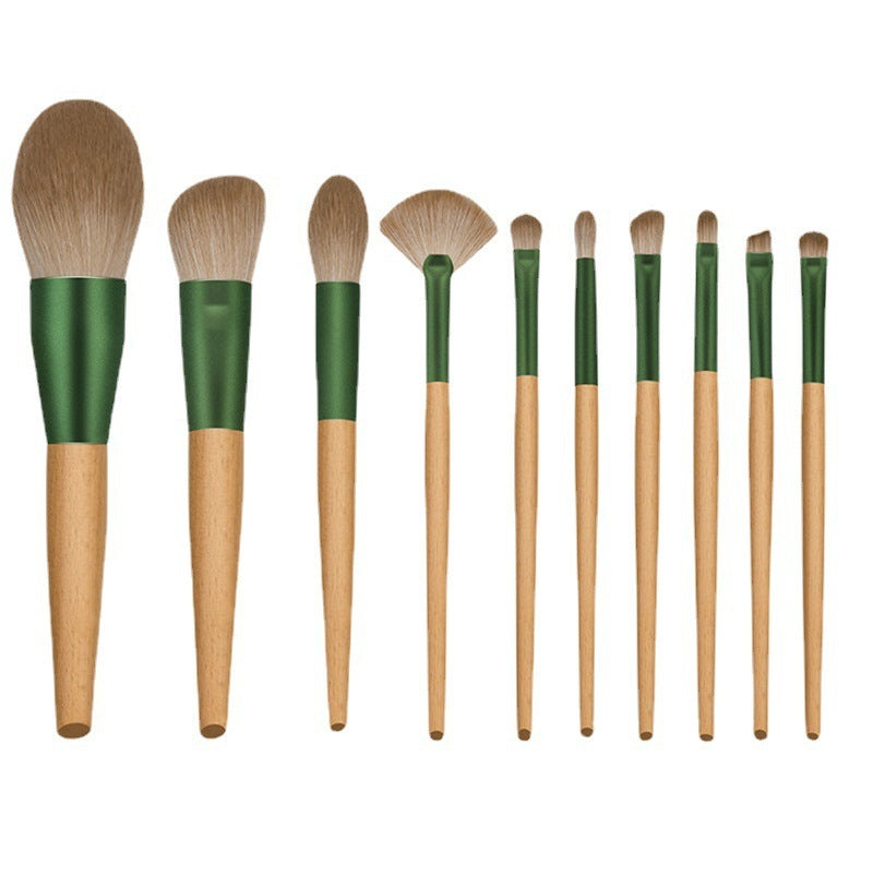 10 Makeup Brushes Loose Powder Blush