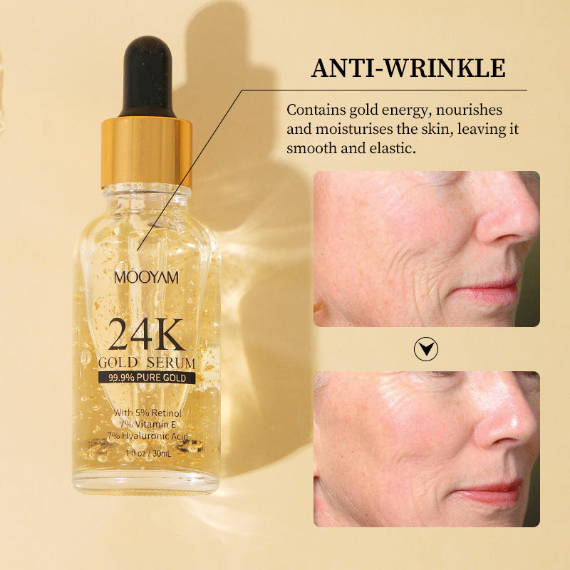 24K Gold Foil Vitamin Face Serum