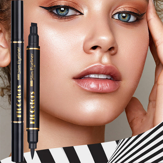 Waterproof Double-Headed Triangular Wing Eyeliner Pen