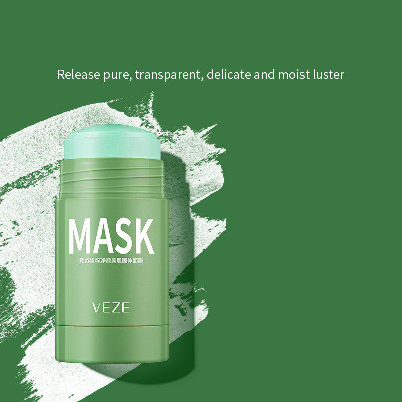 Green Tea Solid Mask for Oil Control and Pore Refining