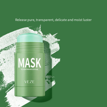 Green Tea Solid Mask for Oil Control and Pore Refining