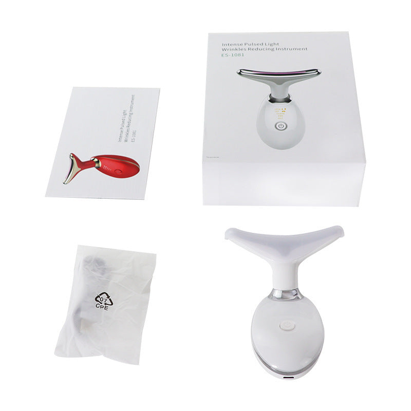 Neck Beauty Device with Hot Compress for Nasolabial Line Reduction
