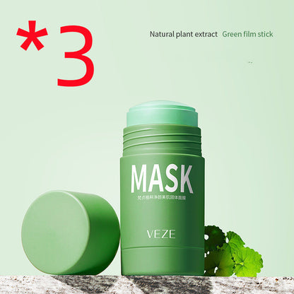 Green Tea Solid Mask for Oil Control and Pore Refining
