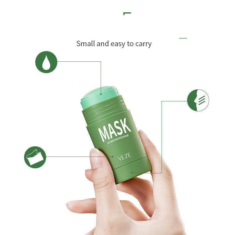 Green Tea Solid Mask for Oil Control and Pore Refining