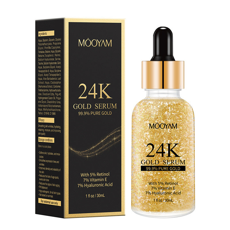 24K Gold Foil Vitamin Face Serum