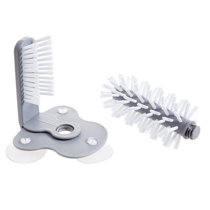 1 Cup Scrubber Glass Cleaner Bottles Brush
