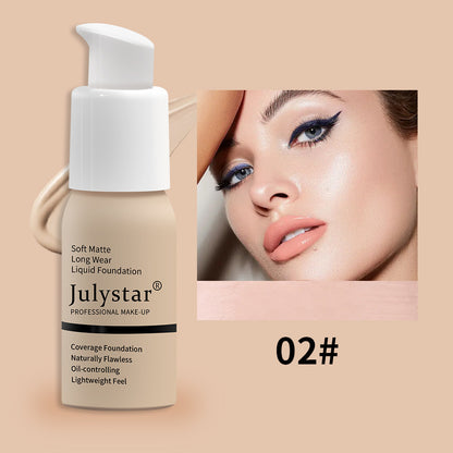 Waterproof Long-Lasting Concealer Liquid Foundation