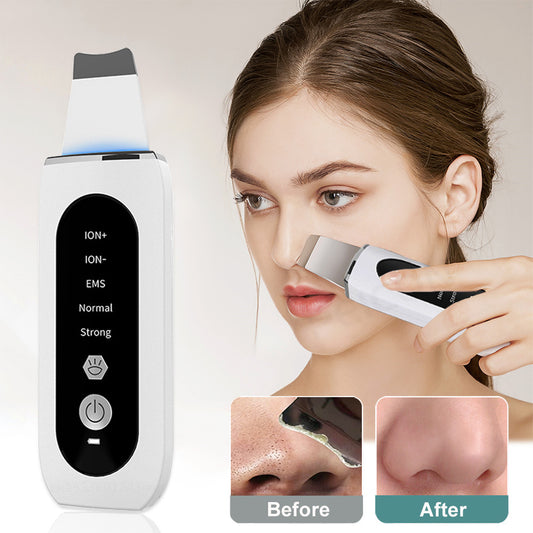 Ultrasonic Skin Scrubber with Microcurrent & LED Light Therapy