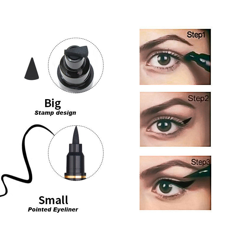 Waterproof Double-Headed Triangular Wing Eyeliner Pen