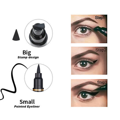 Waterproof Double-Headed Triangular Wing Eyeliner Pen