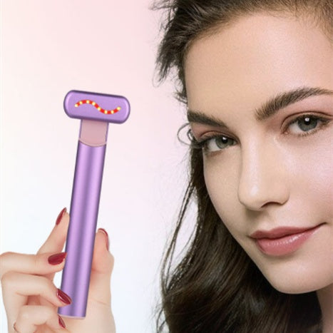 Rotatable EMS Eye Beauty Instrument with Hot Compress