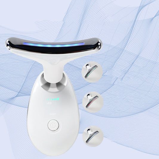 Neck Beauty Device with Hot Compress for Nasolabial Line Reduction