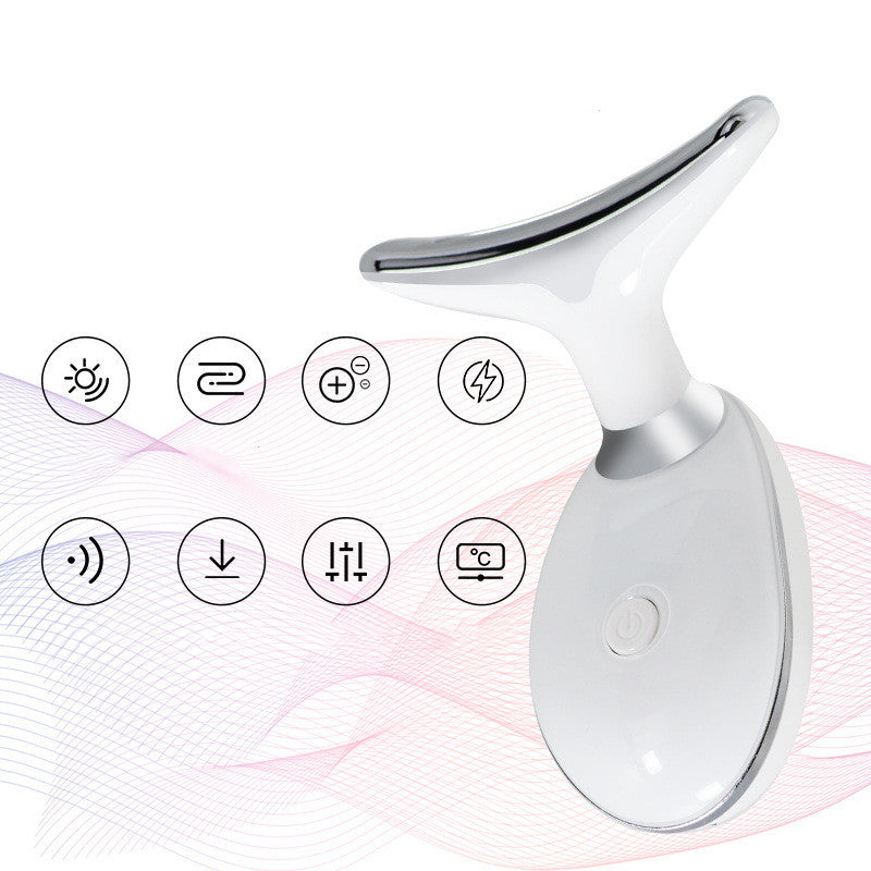 Neck Beauty Device with Hot Compress for Nasolabial Line Reduction