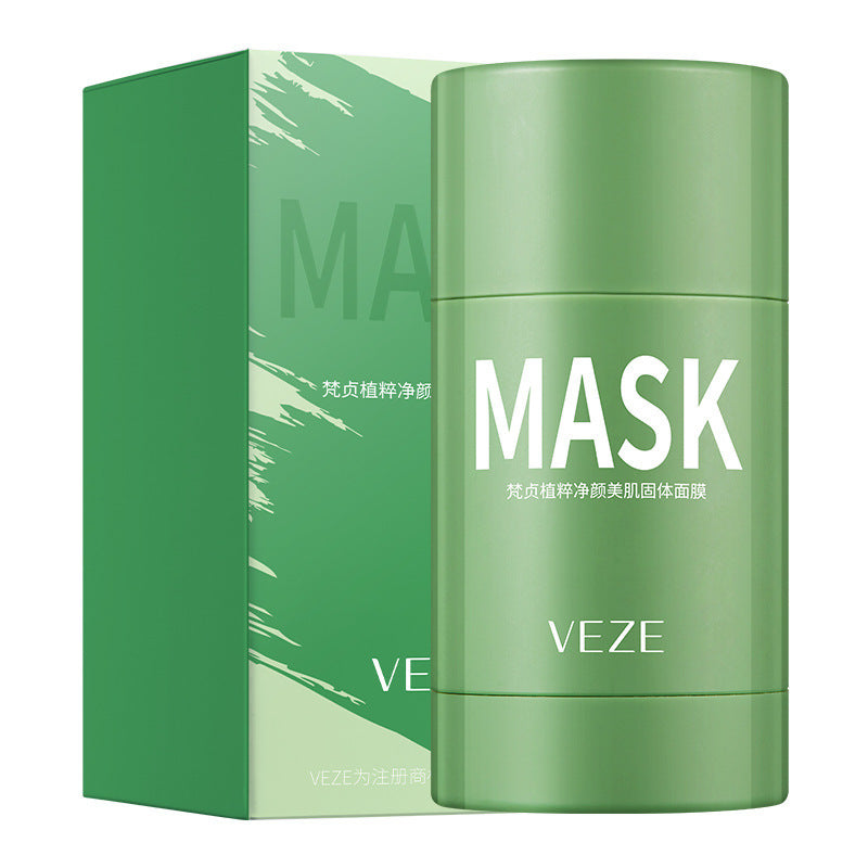Green Tea Solid Mask for Oil Control and Pore Refining