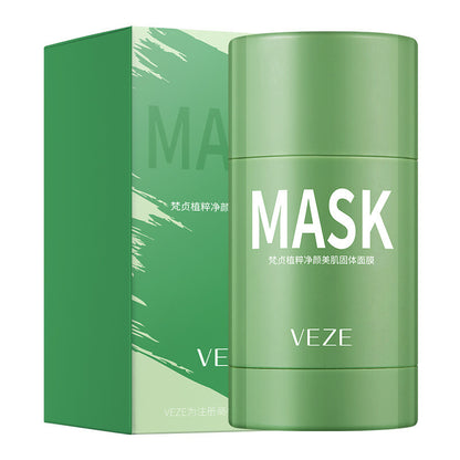 Green Tea Solid Mask for Oil Control and Pore Refining