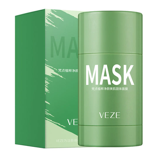 Green Tea Solid Mask for Oil Control and Pore Refining