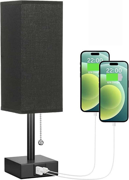 USB Bedside Table Lamp