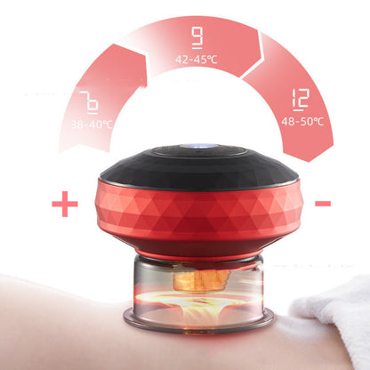 Electric Cupping Device with Push-Button Vacuum