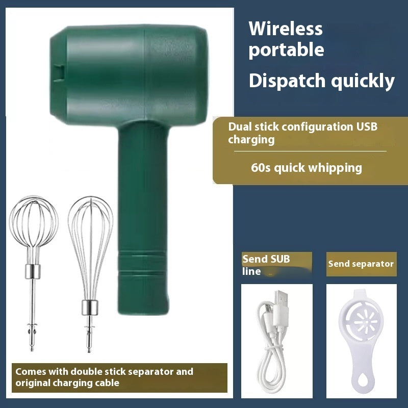 Rechargeable Electric Whisk - Handheld Cream Mixer