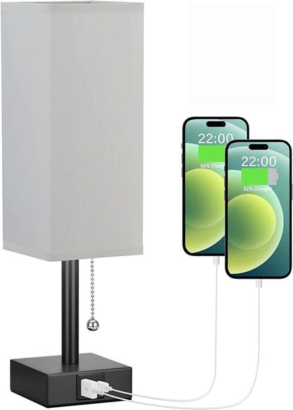 USB Bedside Table Lamp